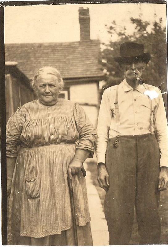 Great-Grandma and Great-Grandpa Evans 